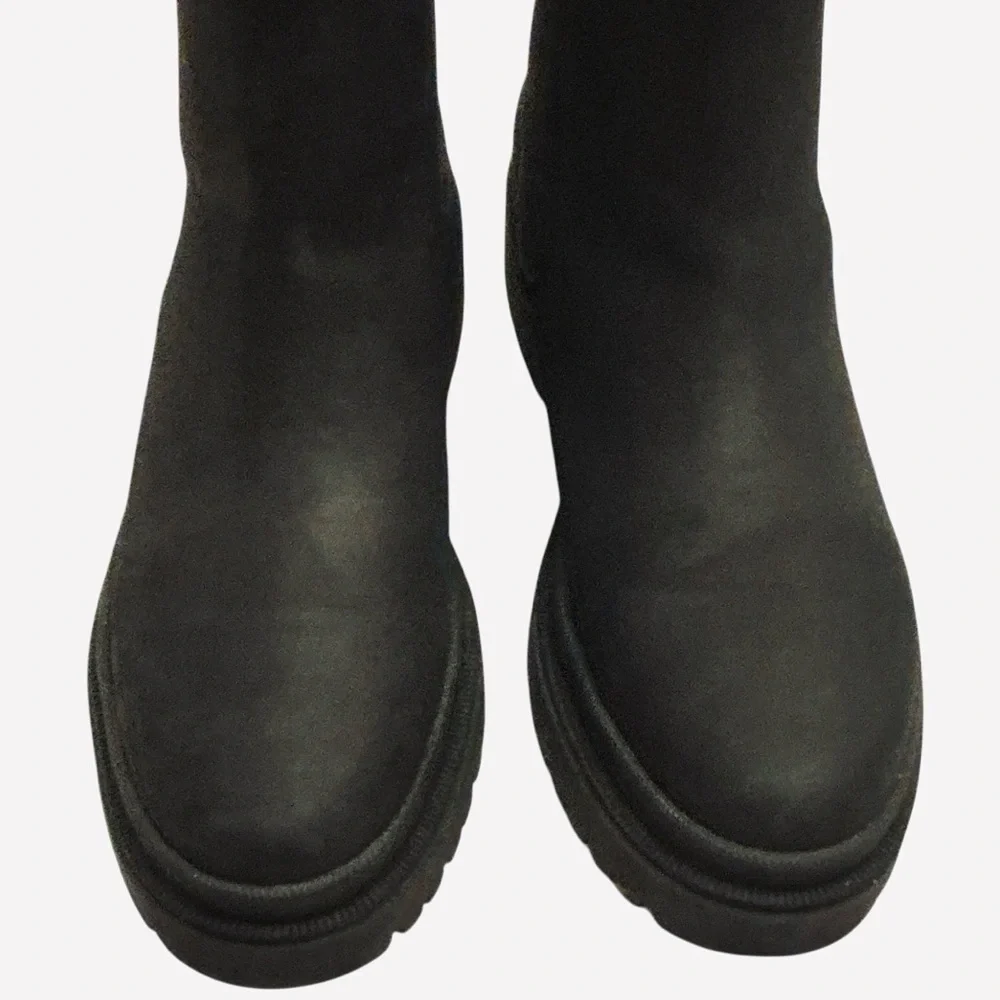 Thursday Boot Company Legend Black Matte Leather Chelsea Ankle Boot  Size 8.5